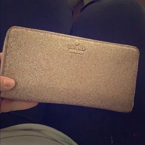 Kate spade glitter wallet